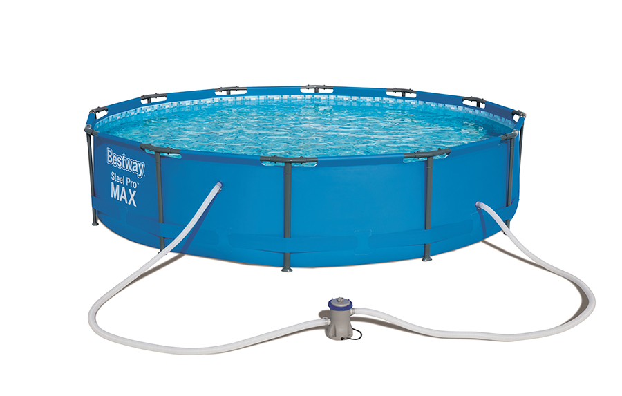 Max Frame Pool Set Grey 6.473L 3.66m x 76cm